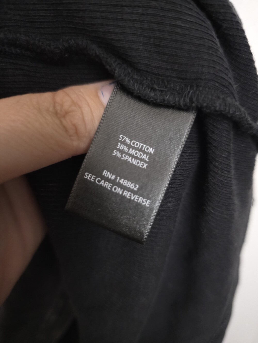 torrid Washed Charcoal Ribbed Muscle Tank - Picture 3 of 5